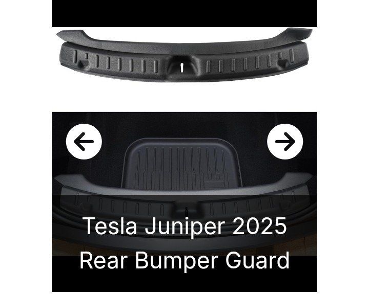 Rear Bumper Guard for Tesla Y (NEW)