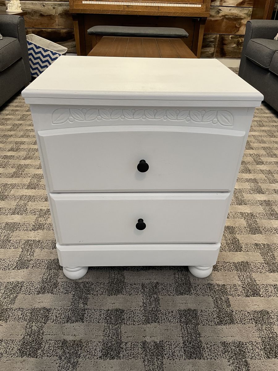 Cute White Nightstand
