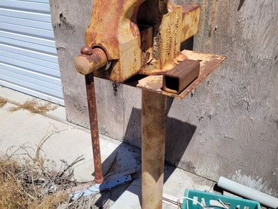 Giant vintage Columbian vise