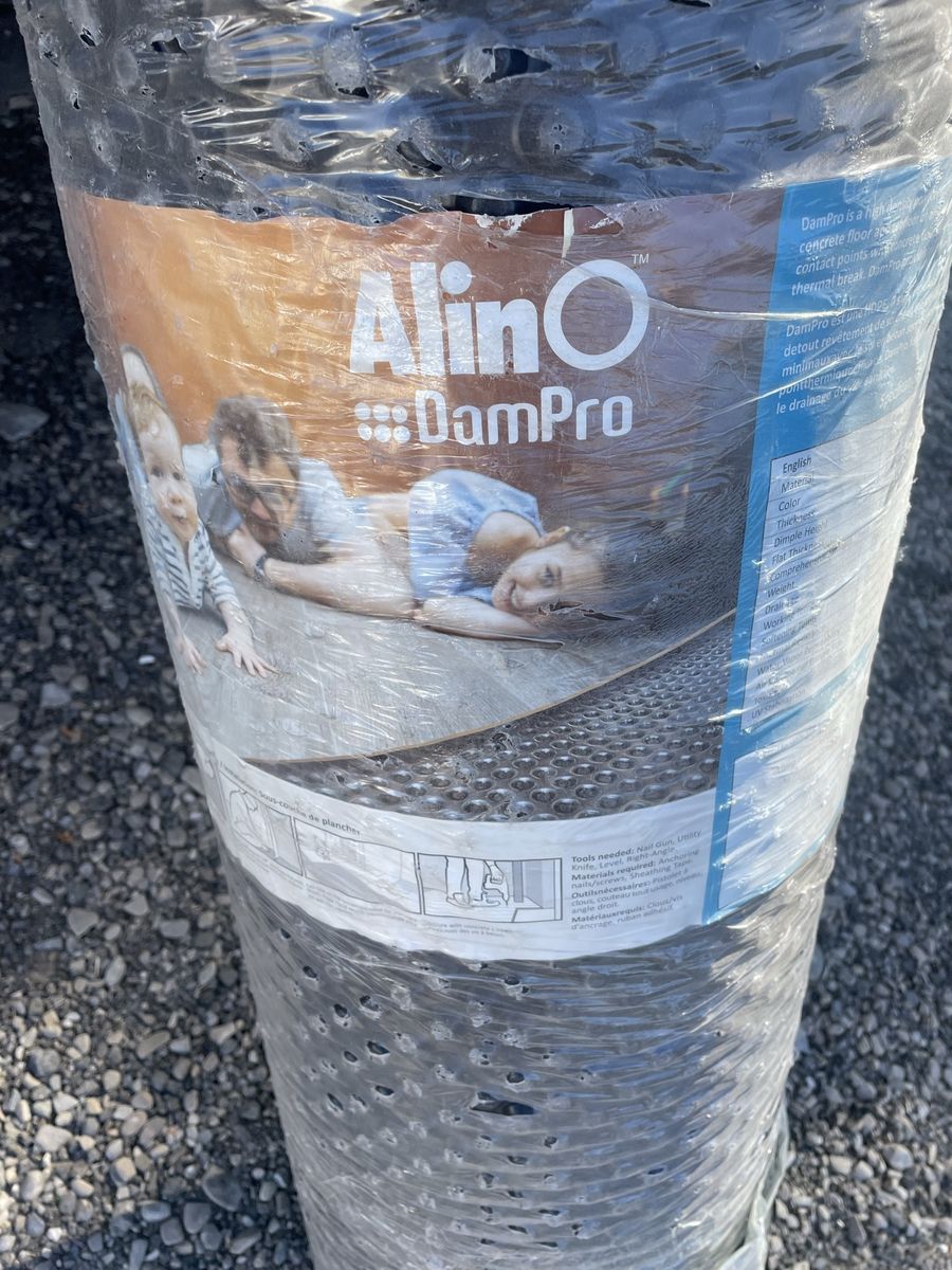 ALINO Dampro 4 ft. x 50 ft. Floor Underlayment for concrete floors