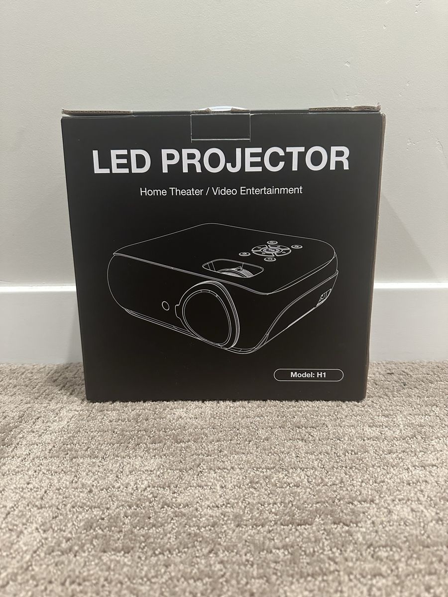 Portable LED Projector Model H1 - Home Theater Video Entertainment
