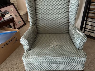 Queen Anne Wingback Armchair