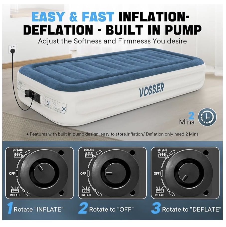 Vosser self inflating air mattress