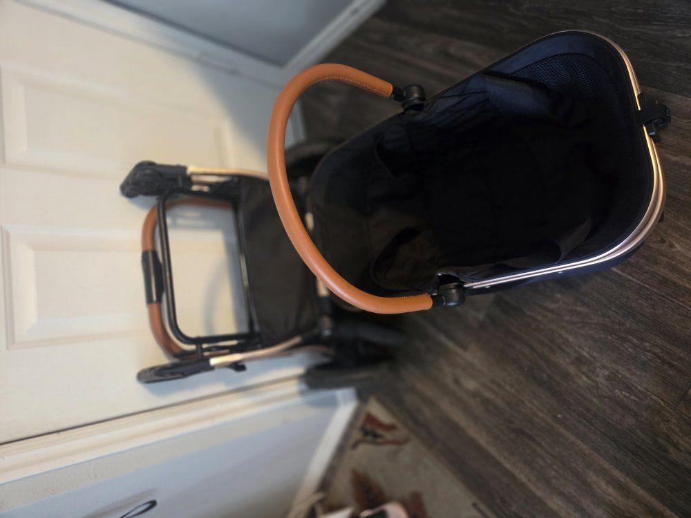 VEVOR 2-in-1 Baby Stroller - Modern Gold Frame - G