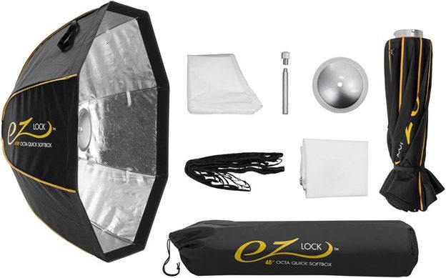 Glow EZ Lock 34" & 48" Collapsible Photography Softbox Set of Two