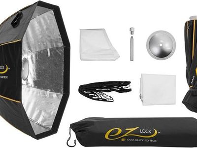 Glow EZ Lock 34" & 48" Collapsible Photography Softbox Set of Two