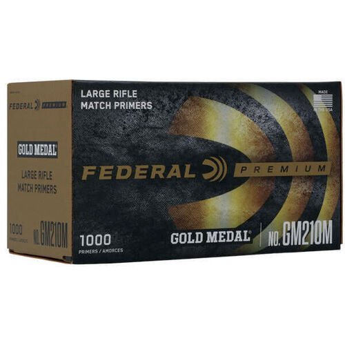 FEDERAL 210 LARGE RIFLE MATCH PRIMERS GM210M  210M 1000/BOX