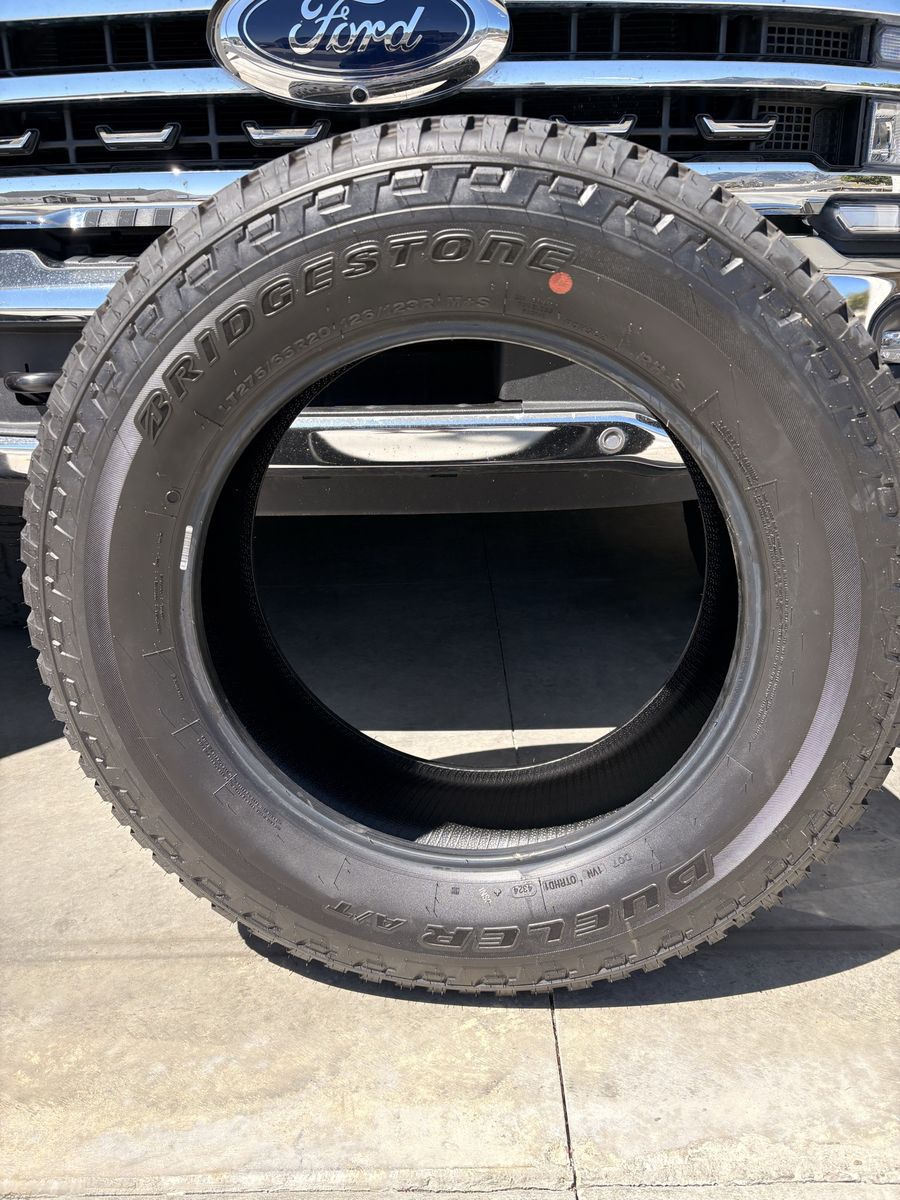 275/65r20 Bridgestone Dueler AT RH-S—F350 Take-Offs—Set of 4
