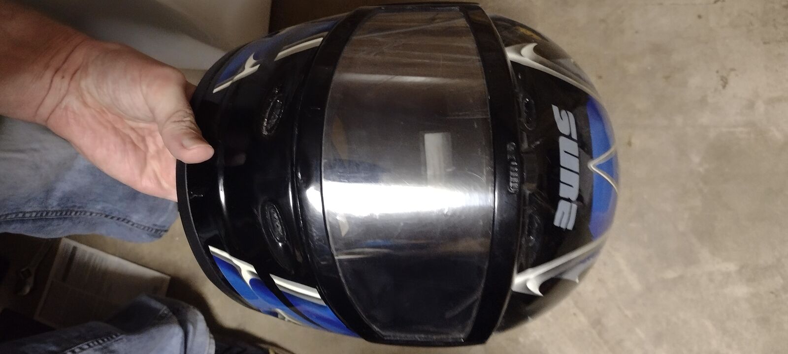 Snowmobile helmet