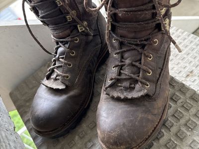 Red Wing Irish Setter Wingshooter 808 Brown Leather Work Boots Men's Size 9