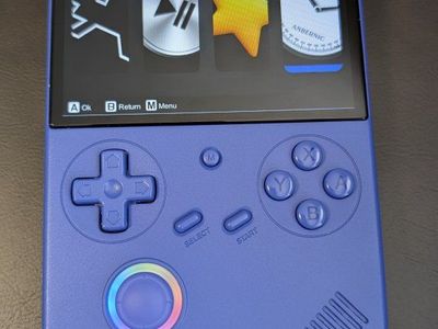 Anbernic RG40XXV Handheld Retro Gaming Console - GC Purple, Portable Emulation Device