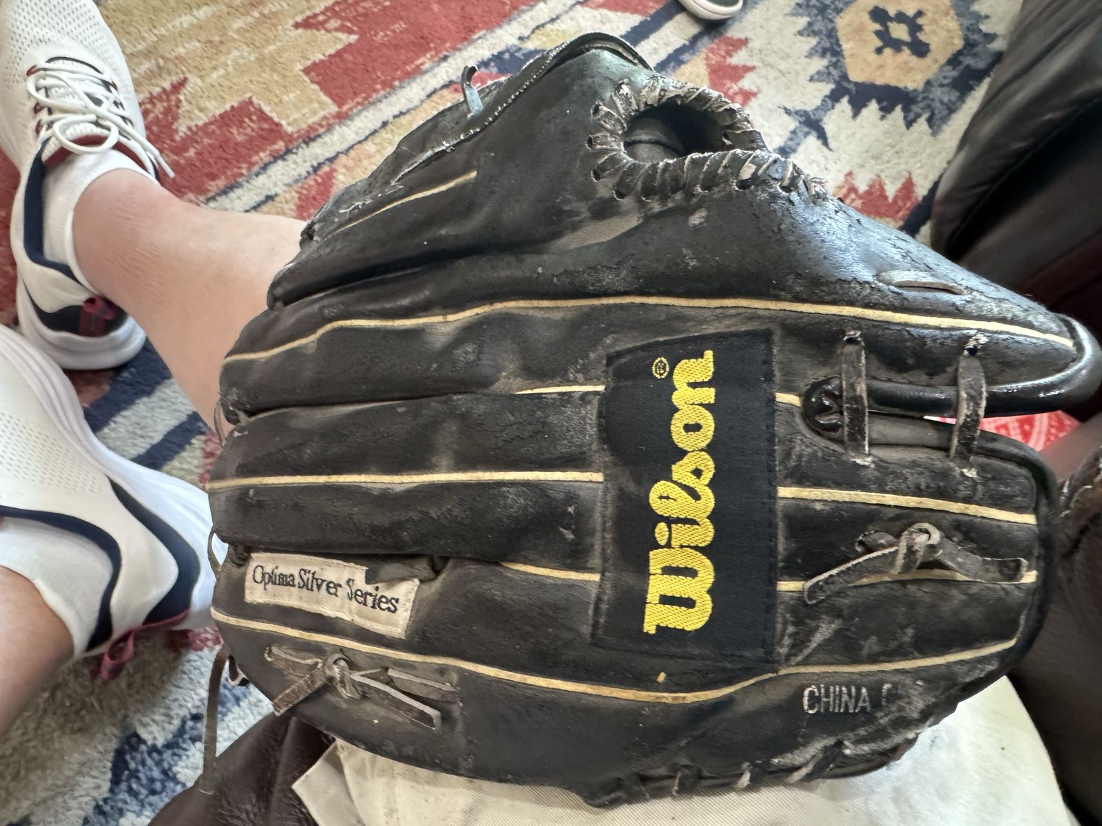 Wilson Optima Silver Series OS4 A9855 Genuine Leather Baseball Glove