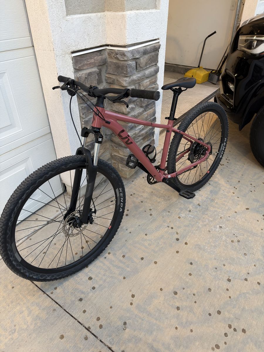 Liv Mountain Bike - Dusty Rose Hardtail with Disc Brakes