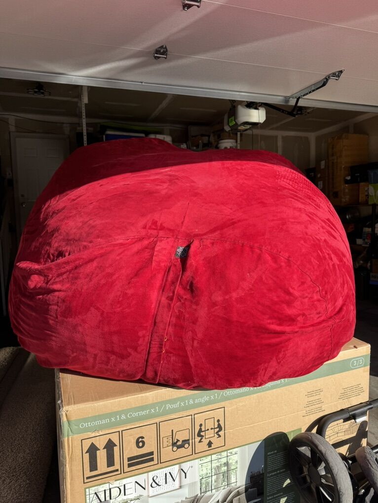 Large Red Love sac Beanbag