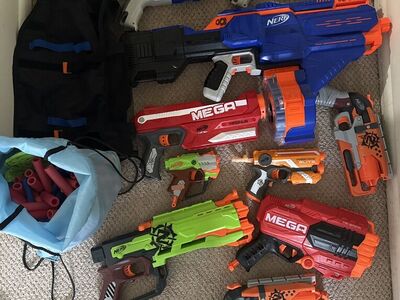 Nerf Guns With Extra Nerf Darts