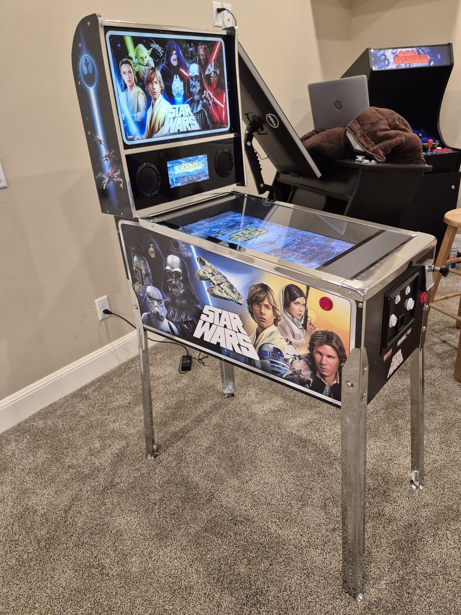 Modded Arcade 1Up Star Wars Pinball
