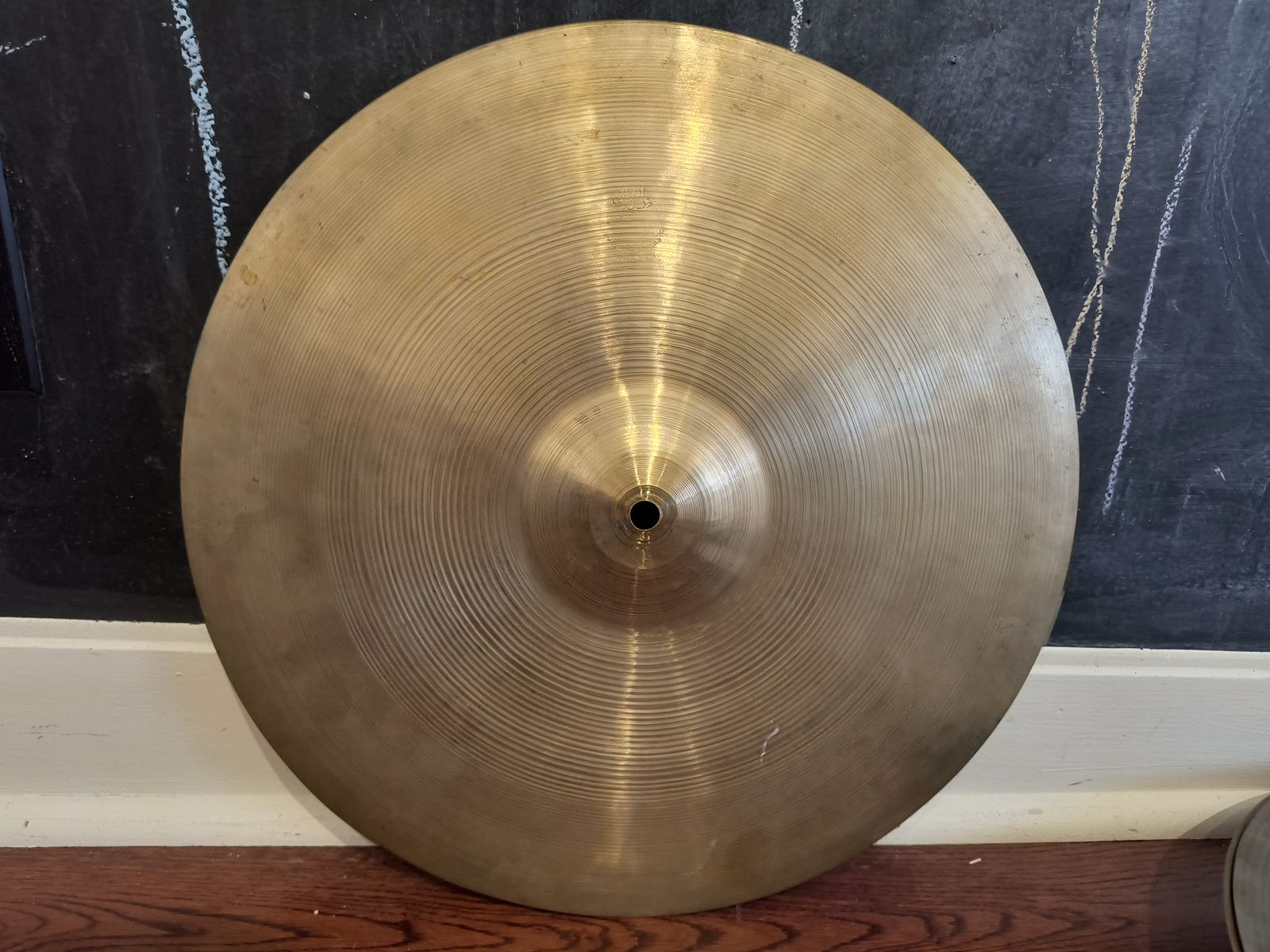 Vintage 1940s A Avedis Zildjian Trans Transition Stamp 15" Cymbal 950g
