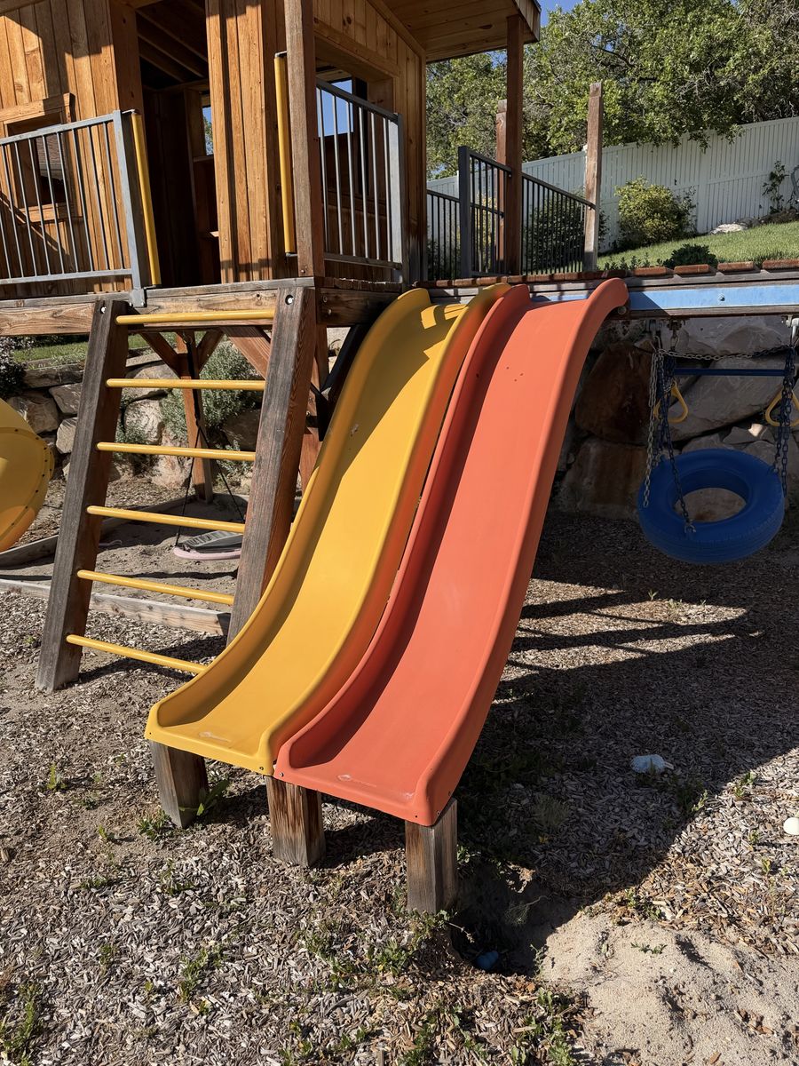 Free Slides & playground equipment