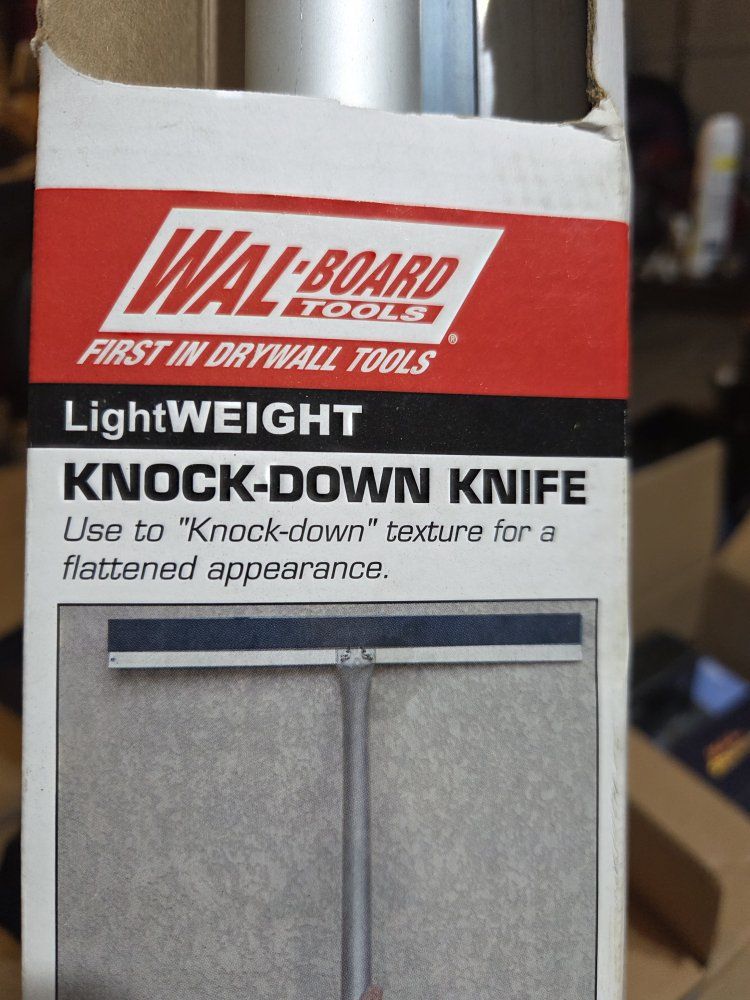 WAL-BOARD TOOLS Lightweight 24" Knock-Down Knife for Drywall Texture Flattening