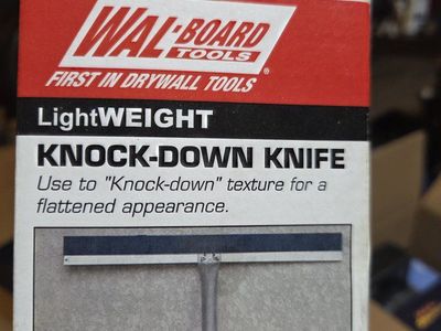 WAL-BOARD TOOLS Lightweight 24" Knock-Down Knife for Drywall Texture Flattening