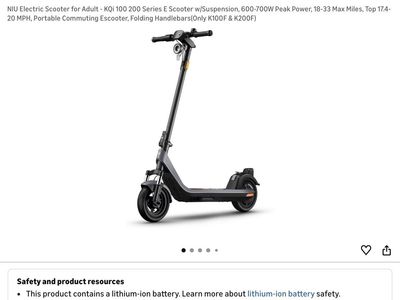 Adult size electric commuter scooter- new in box
