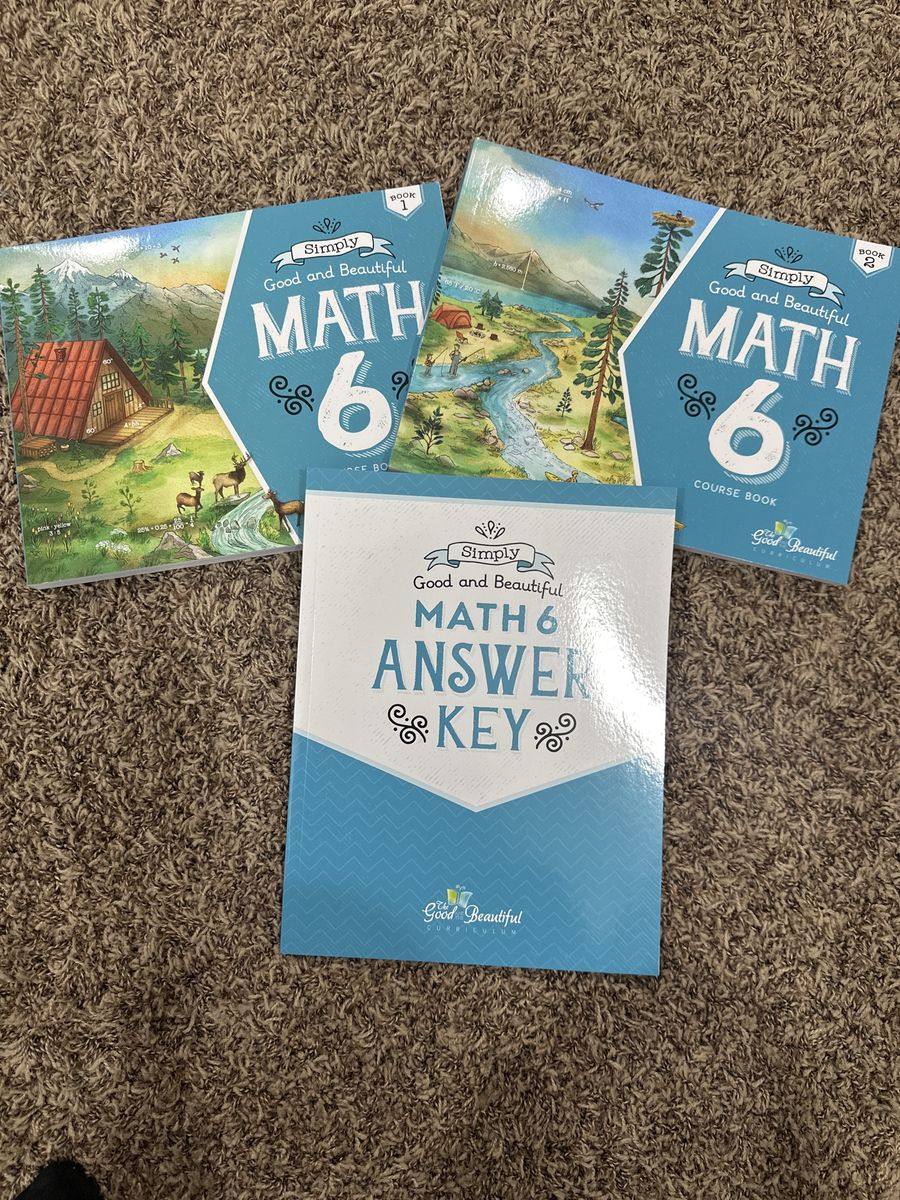Simply Good and Beautiful Math Course Books and Answer Key