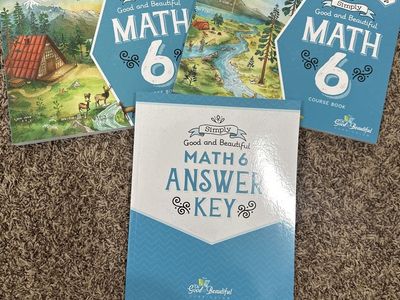Simply Good and Beautiful Math Course Books and Answer Key