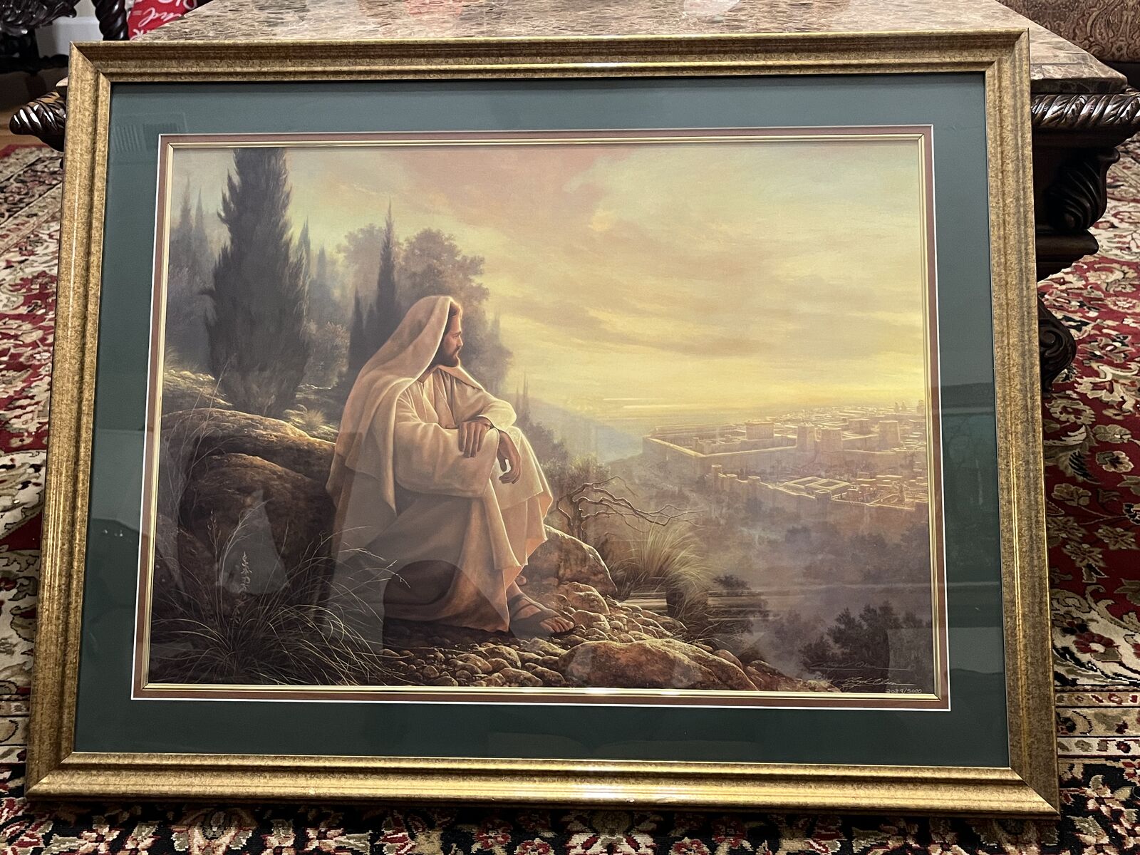 Limited Edition O Jerusalem Greg Olsen Signed and Numbered