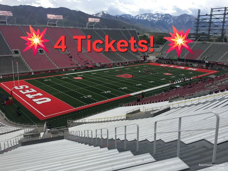 4 tickets - Idaho Vandals vs Utah Utes Football GAME ONE - Sept 3