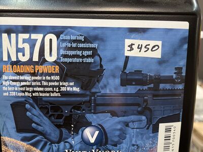 8 Lb N570. One Of 20N29 Powders.