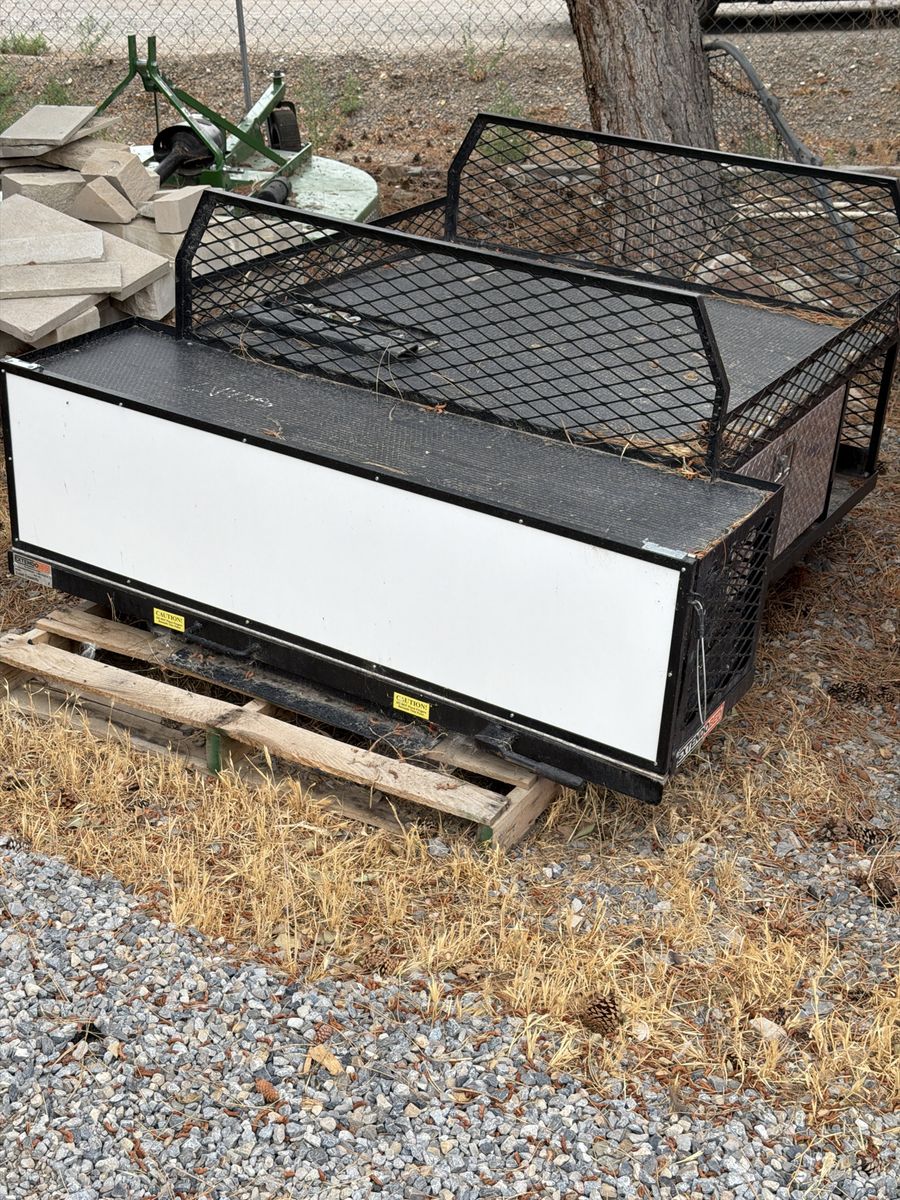Extendobed Slide Out Truck Bed Cargo Tray with Diamond Plate Box, Used