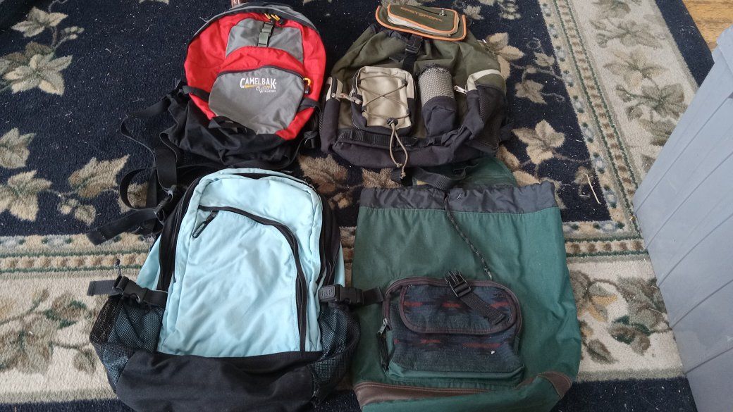 Backpacks for Sale - CamelBak, GAP, Eastsport, Rugged Outback (Will Sell Separate)