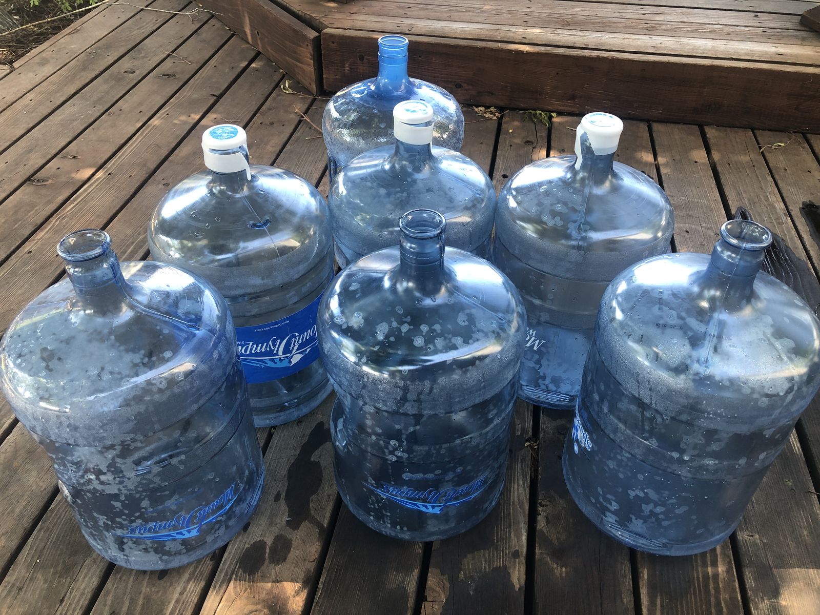 5 Gallon Water Bottles Jugs (Mount  Olympus)