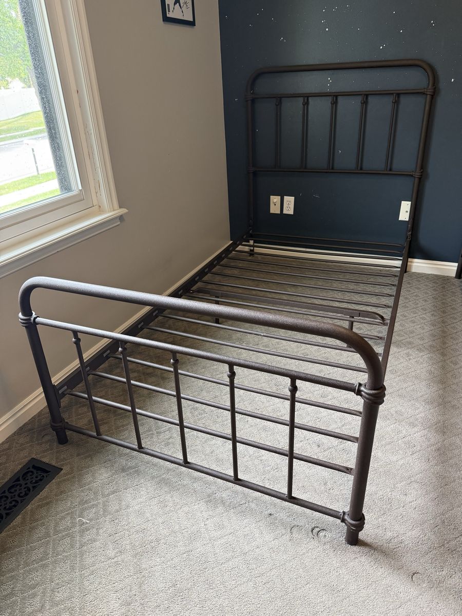 Iron Bed Frame- Twin (2 available)