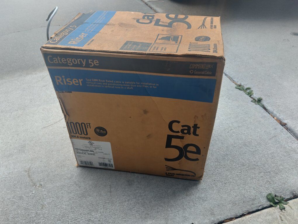 Cat 5e wire 1000 ft