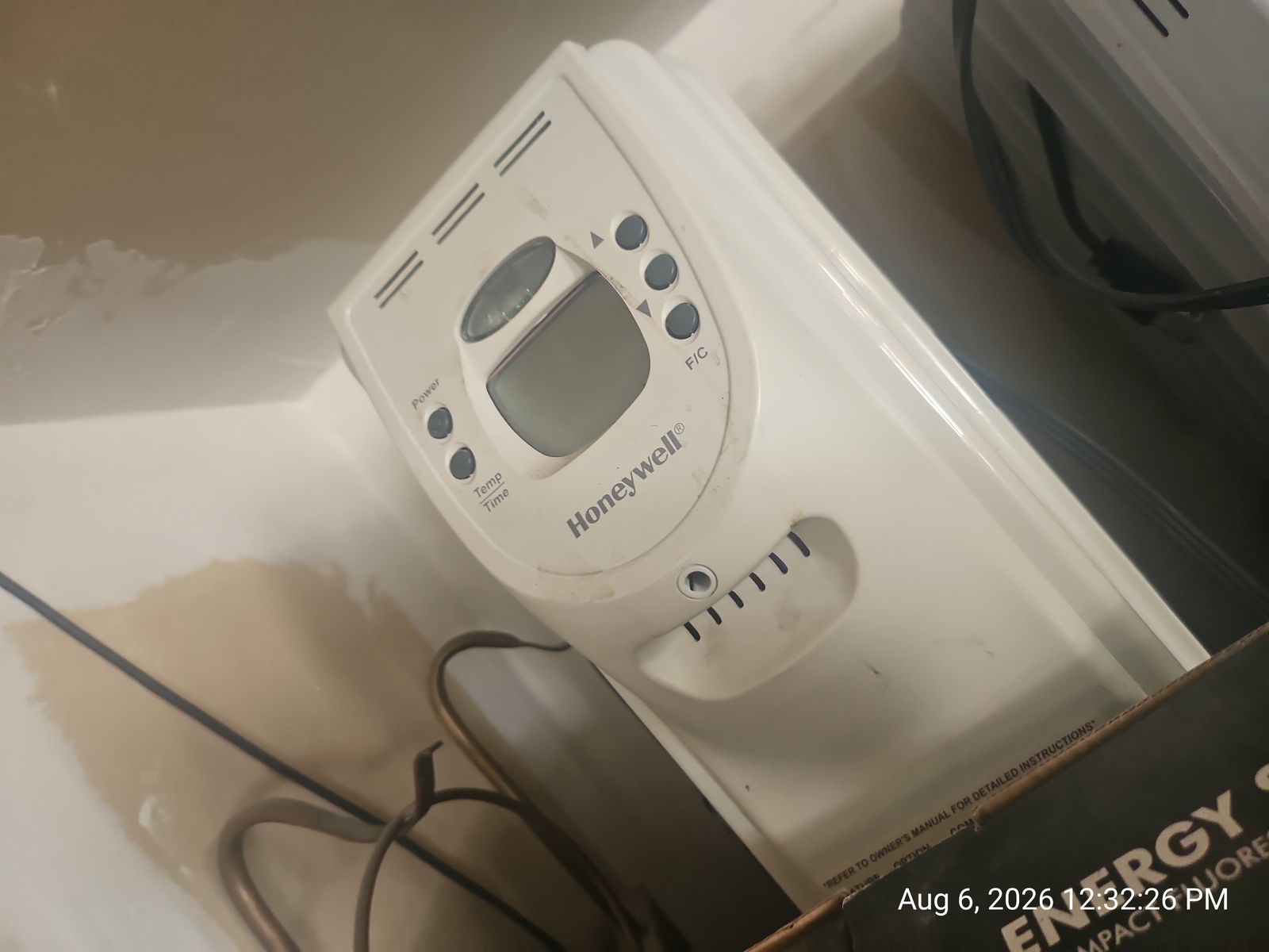 Portable Honeywell space heater