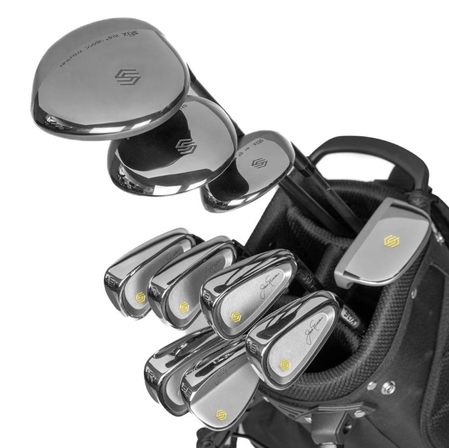 Stix 10 pc golf set Mens RH Regular flex Driver, 3w, 4h, 6-9P & putter