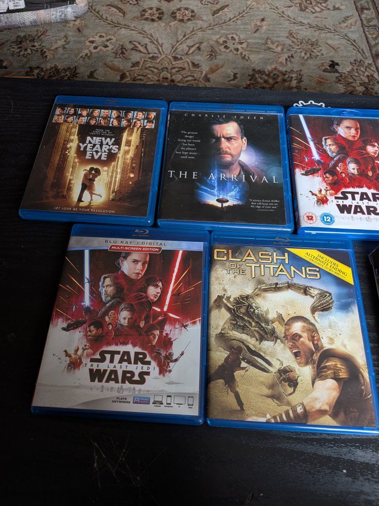 Dvds and blu rays
