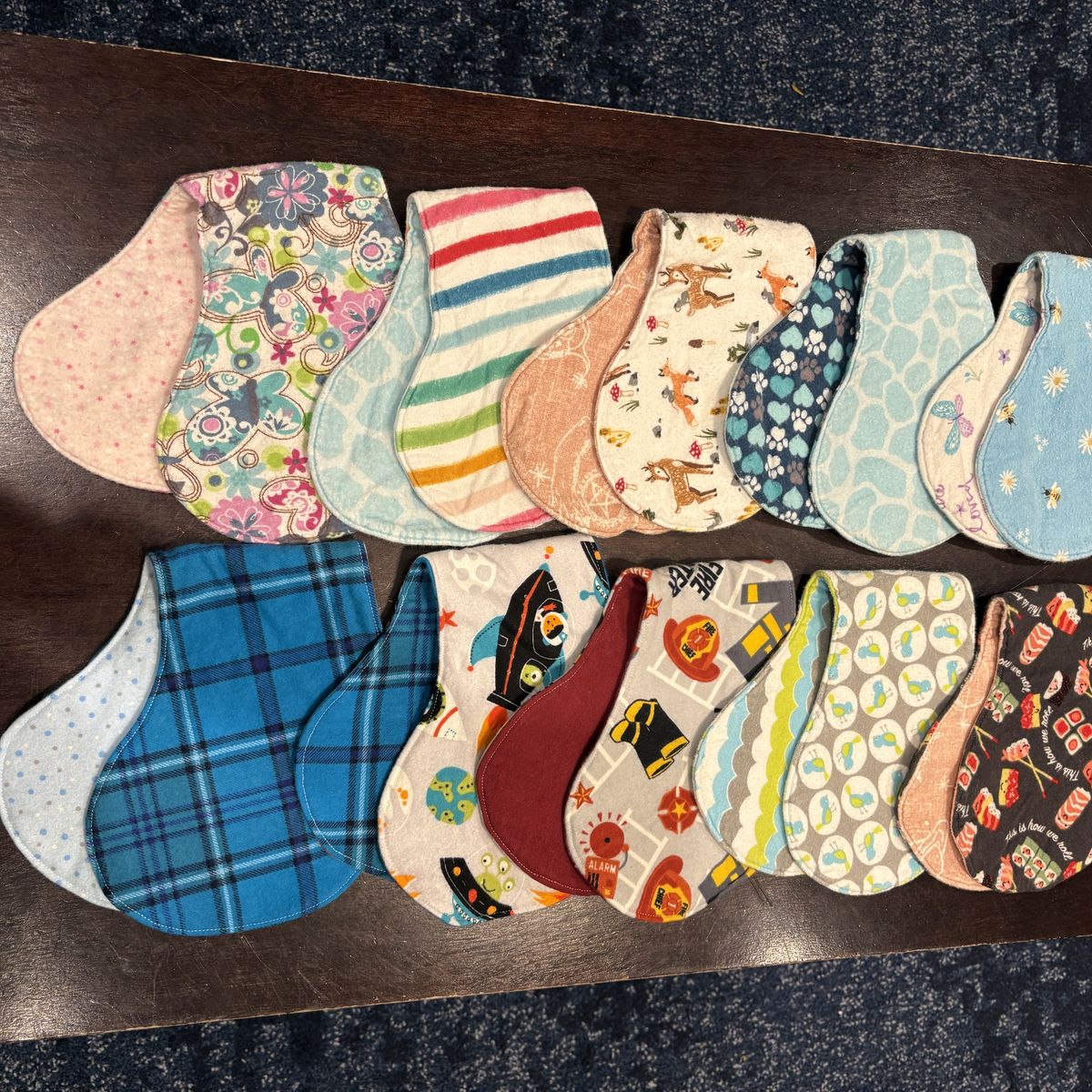 Handmade Burp Cloths