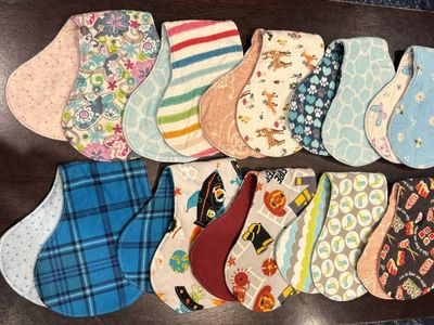 Handmade Burp Cloths