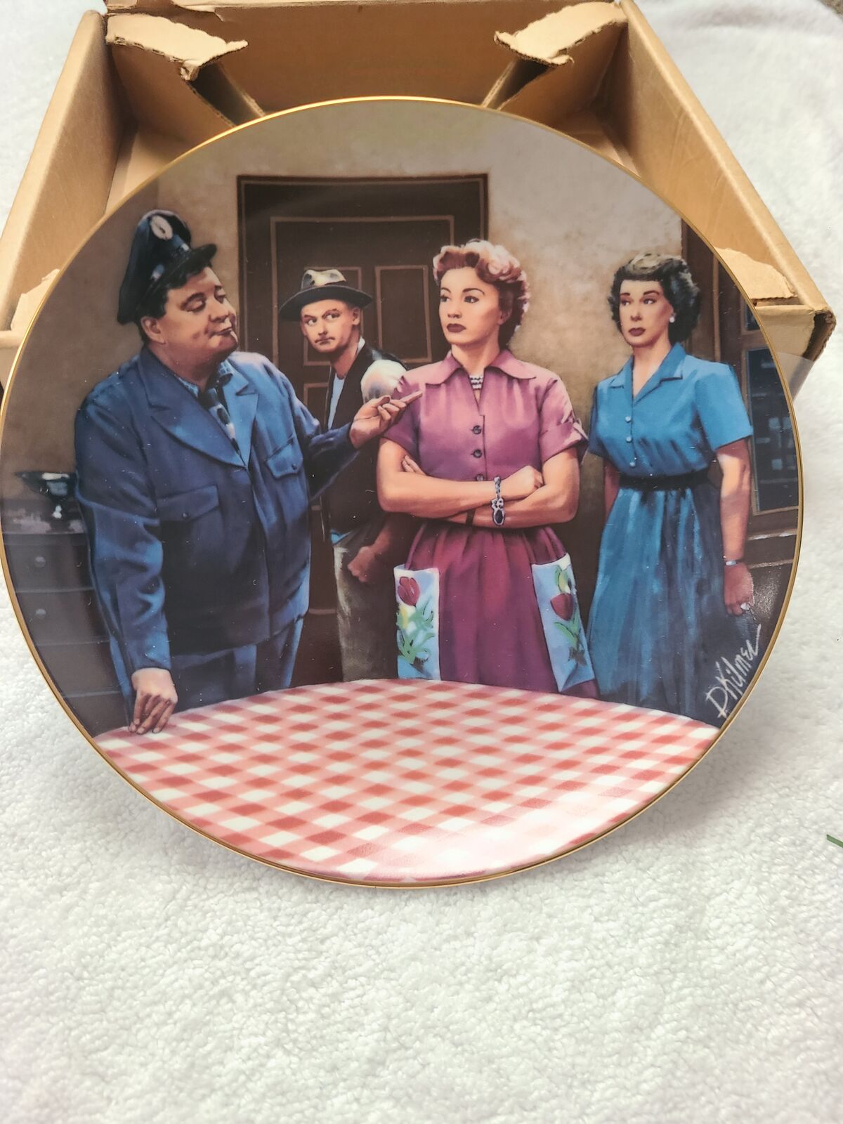 The Honeymooners Collectors Plates Hamilton
