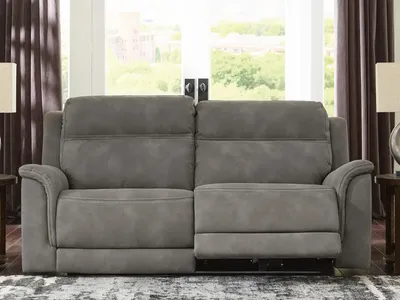 (2) Asley Next Gen Dura Pella reclining sofa's