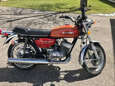 1975 Suzuki GT 250cc 2 Stroke Vintage Street Bike