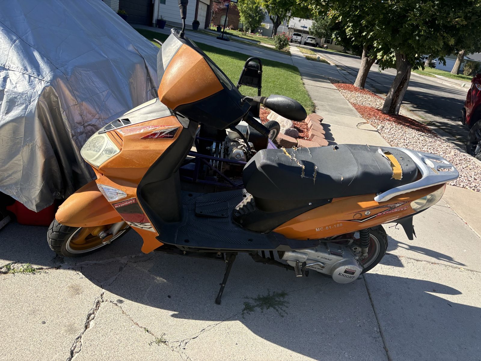 180cc moped