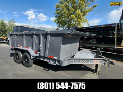 2026 RawMaxx 7X14' LPX with 44" Side Dump Trailer