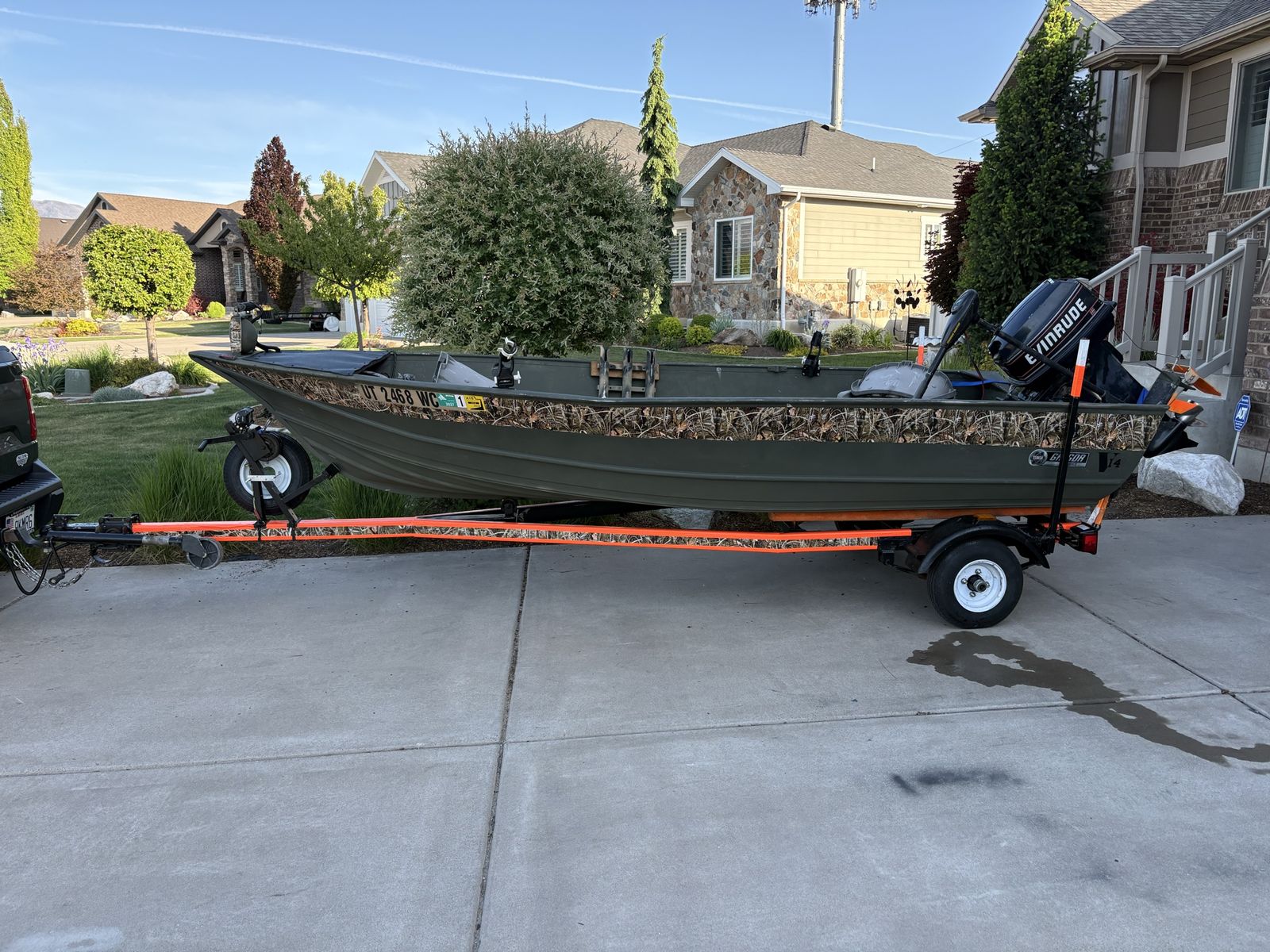 Price Reduced -14ft GREGOR w/25hp Evinrude Awsm!