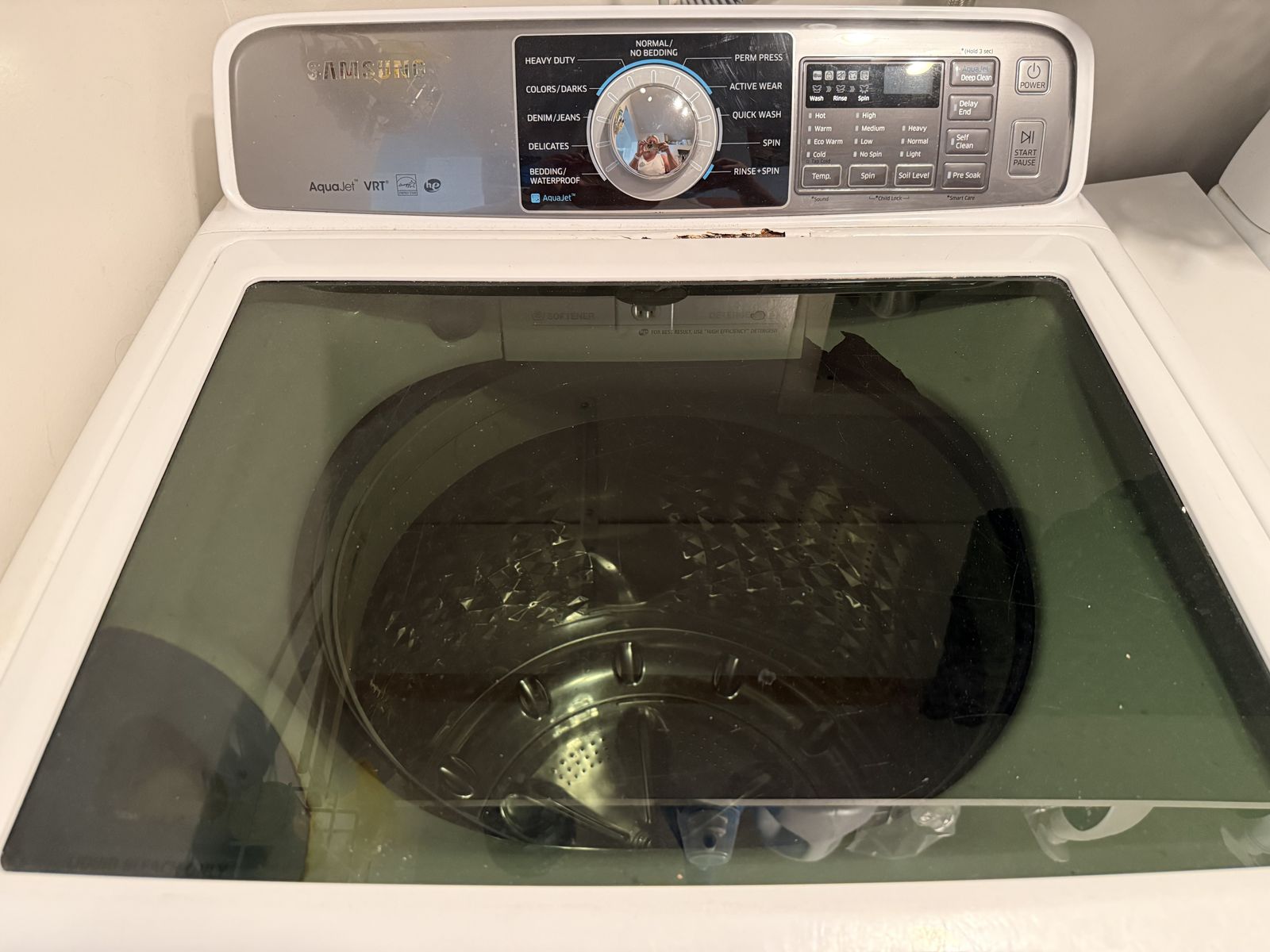 Samsung top load washer 5.2 cu