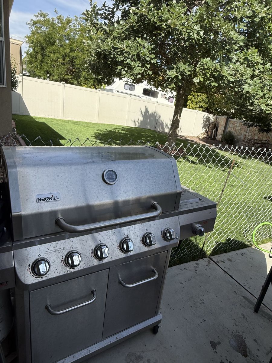 Nexgrill 6-Burner Stainless Steel Gas Grill with Side Burner