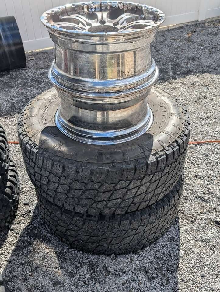 2 Tires and 4 Rims