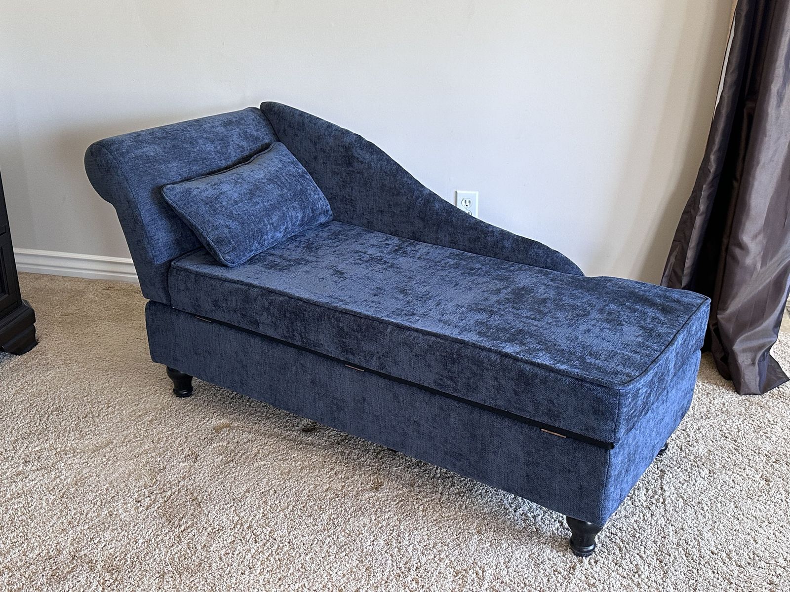 Day Bed Blue With Built in Storage, New Condition